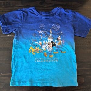 Walt Disney World 50th Anniversary Celebration T-Shirt Kids Small (5/6)